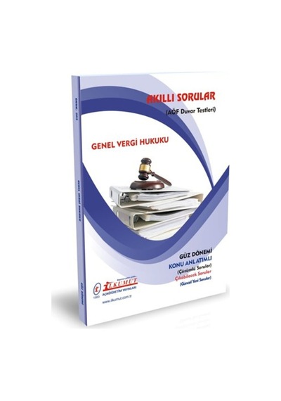 İlkumut Yayınları - Genel Vergi Hukuku - Konu Anlatımlı - Çözümlü Sorular