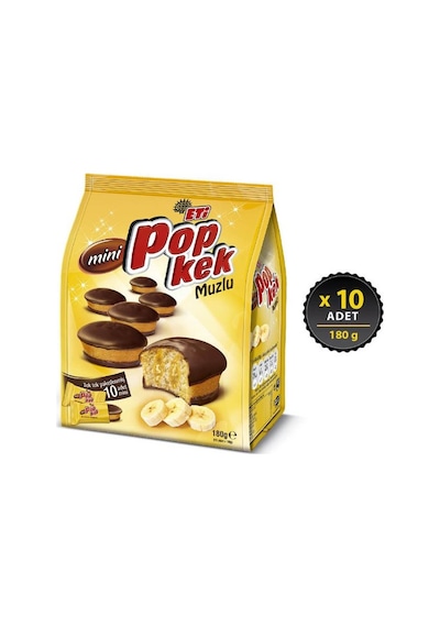 Eti Popkek Mini Muzlu 10 x 180 G