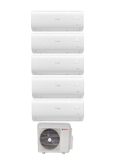 Bosch Multi Split İnverter Klima 42000 Btu 1 Dış + 5 İç Ünite 9000 + 9000 + 9000 + 12000 + 12000 Btu
