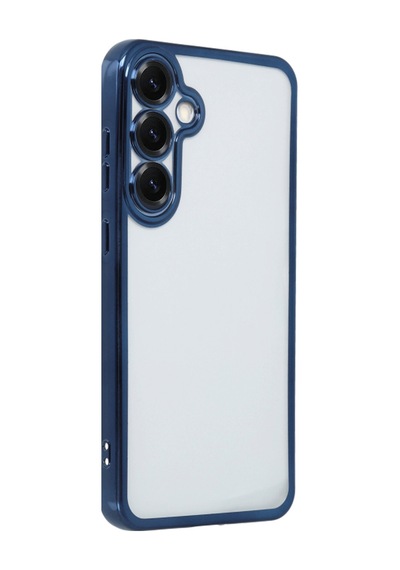 Galaxy S25 Kılıf Razer Lensli Silikon - Lacivert