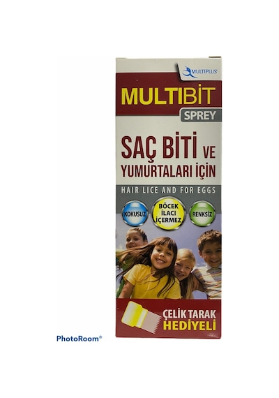 Multibit Saç Biti ve Yumurtaları Spreyi 100 ML + Çelik Tarak