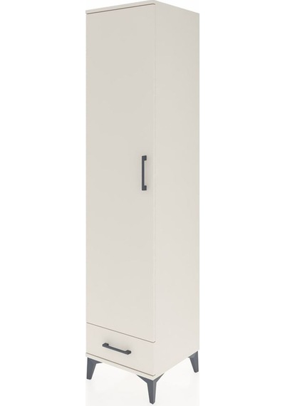 Hyperion Dolap 5 Raflı Tek Çekmeceli Tek Kapaklı 44x44x195 Ay... Aytaşı