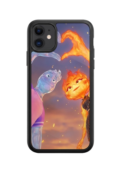 İphone 11 Uyumlu Elemental Desenli Kamera Korumalı Darbelere Dayanıklı Kılıf 867-elemental-iphone11