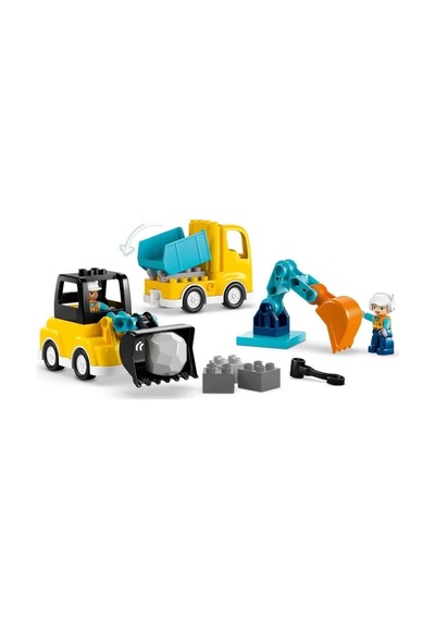 10475 Duplo 3ü1 Arada İnşaat Araçları 22 Parça +2 Yaş