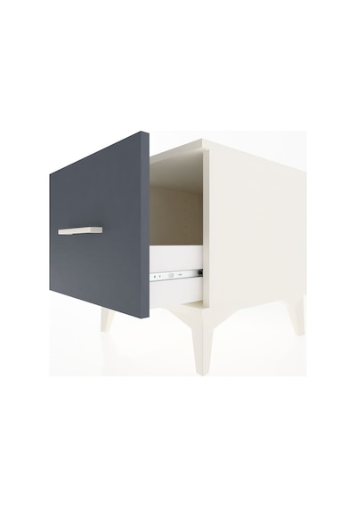 Hyperion Komodin Tek Çekmeceli 44x44x48 Aytaşı-antrasit Aytası