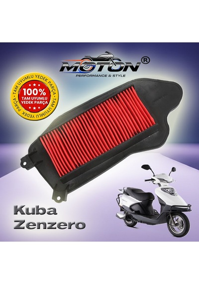 Kuba Zenzero Yüksek Performanslı Motosiklet Hava Filtresi A Kalite