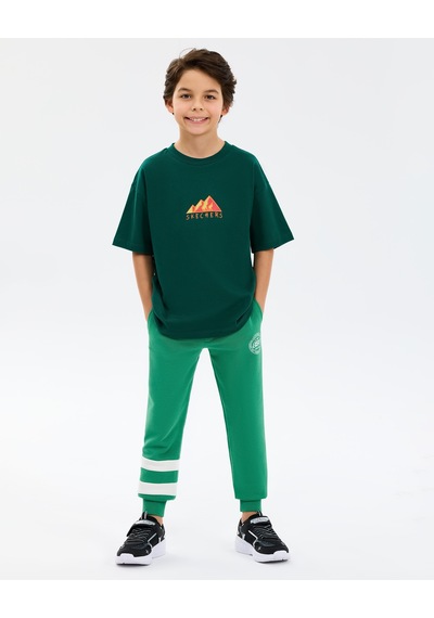 Skechers B Lw Fleece Sweatpant Büyük Erkek Çocuk Haki Eşofman Altı Sk2610051-1027 Haki