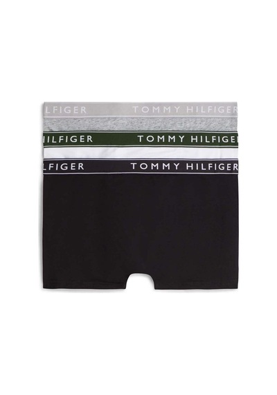 Tommy Hilfiger Erkek 3'lü Boxer Um0um038820wd-16303 Lacivert/beyaz/gri