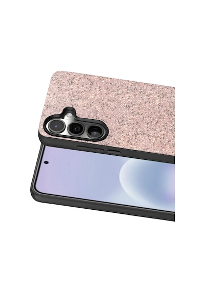 Cosmotex Onegif Samsung Galaxy A37 5g Bright Simli Kapak - Pembe