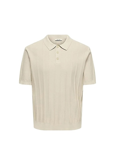 Only & Sons Onsthıjs Rlx Ss Polo Knıt Erkek Gray T-shirt - 22036558