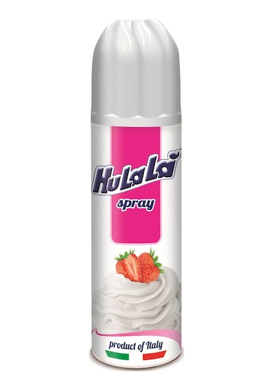Hulala Şekerli Yağlı Sprey Krem Şanti̇ 12 x 250 G
