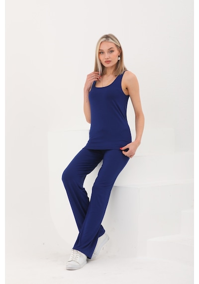 Extra Yumuşak Uzun Viskon Pantolon Home&outdoor-lacivert-lacivert Lacivert