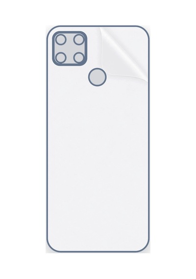 Schitec Realme C25s Uyumlu Arka Yüzey Hidrojel Koruyucu Film