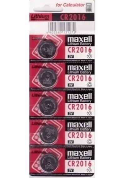 Just Cheap Store Maxell Cr2016 3v Lityum Düğme Pil 5'li Paket