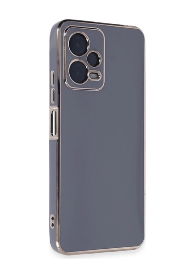 Newface - 819 - Xiaomi Redmi Note 12 Pro Plus Kılıf Volet Silikon - Csmo-tex - - Mavi