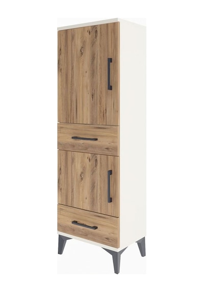 Arges Dolap 3 Raflı 2 Çekmeceli 2 Kapaklı 44x30x134 Aytaşı-çam Aytaşı