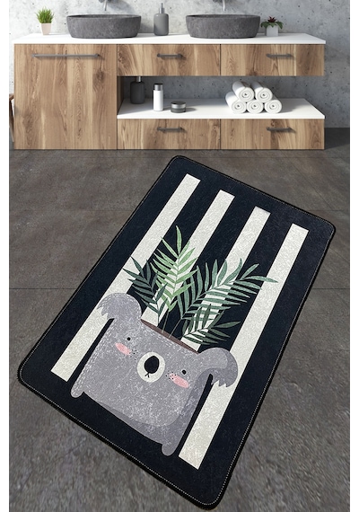 Rovio Banyo Halısı Djt 70x120 cm Banyo Halısı Paspas Yıkanabilir Kaymaz