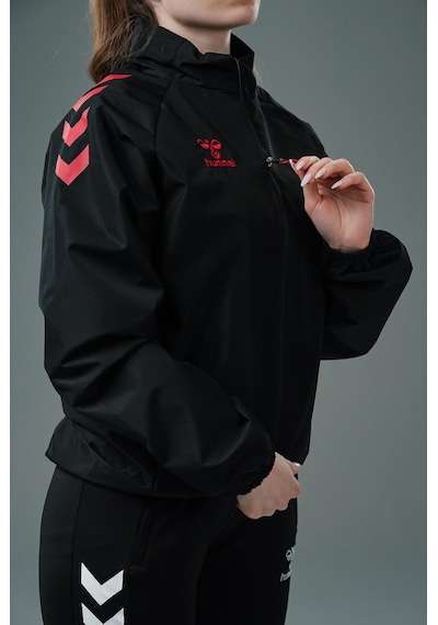 Hummel Line Yağmurluk Siyah-kırmızı
