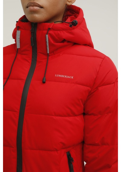 Lumberjack W-sn31 Apreskı Coat 2pr Kırmızı Kadın Kısa Kaban 000000000101165594 Kırmızı