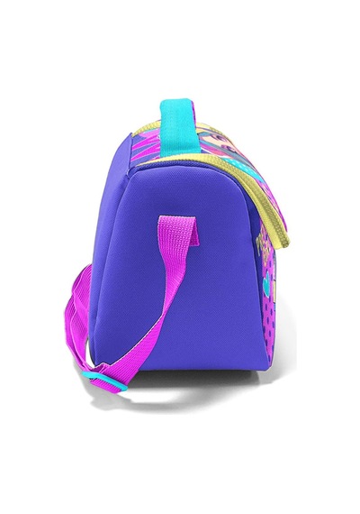 Coral High Kids Lavanta Turkuaz Kulaklıklı Kız Desenli Thermo Beslenme Çantası 11871