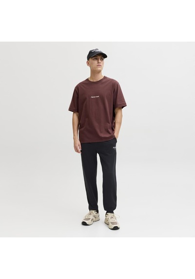 Jack & Jones Erkek Nakis Detayli Regular Fit Esofman Alti - Gordon - 12288641 Siyah