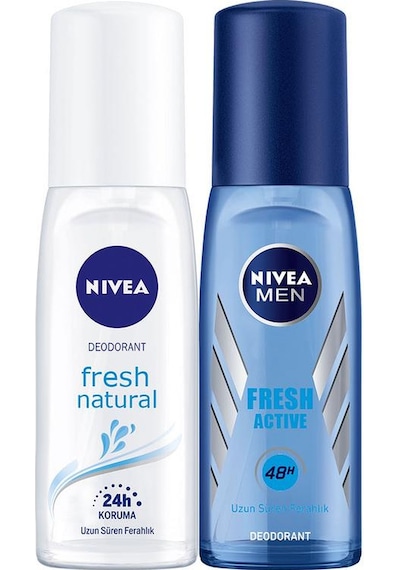 Nivea 2'li Pump Sprey (Fresh Kadın & Fresh Erkek)