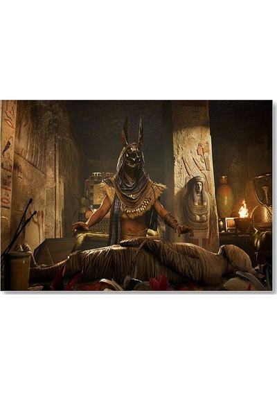 Cakasepetim Assassins Creed Origins Mısır Mumya Ahşap Mdf Tablo