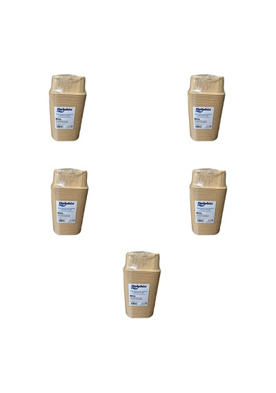Dolphin Muffin Kare Kağıt Kraft Sarı Kek Kalıbı Kapsülü Kabı - 50 Adetlik 5 Paket Renkli