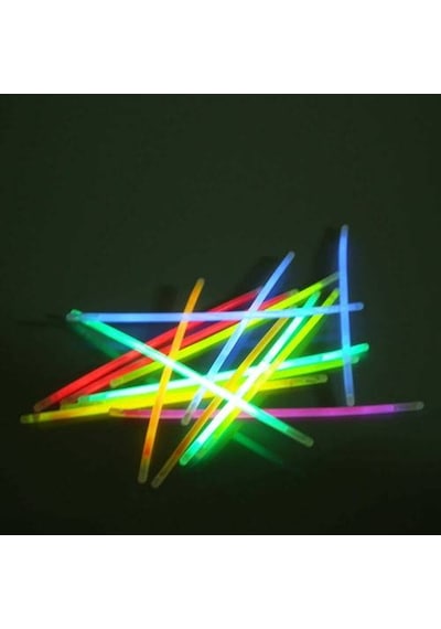 100 Adet Işıklı Çubuk Glow Stick Fosforlu Çubuk