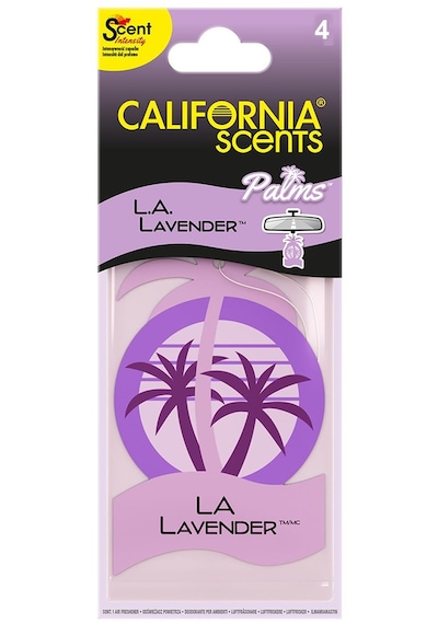 California Scents® Palms™ "LA Lavender" Asma Koku 4'lü Set
