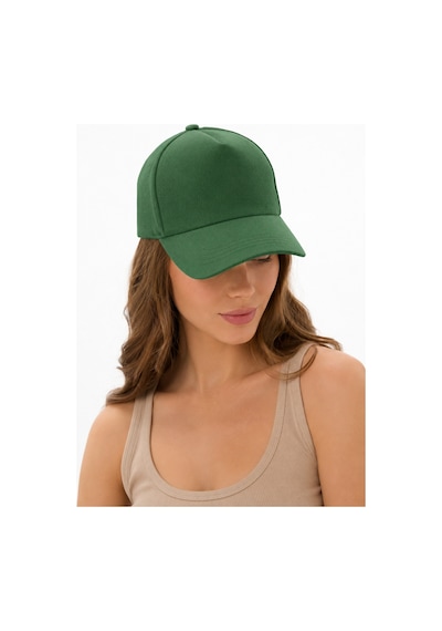 Neco Giyim Düz Baseball Şapka Arkası Cırtlı Ayarlanabilir Unisex Kep Günlük Spor Basic Model Şapka Yeşil