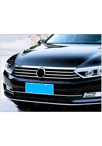 Vw Passat B8 Krom Ön Panjur Üstü Kaput Çıtası 2014-2019 Arası