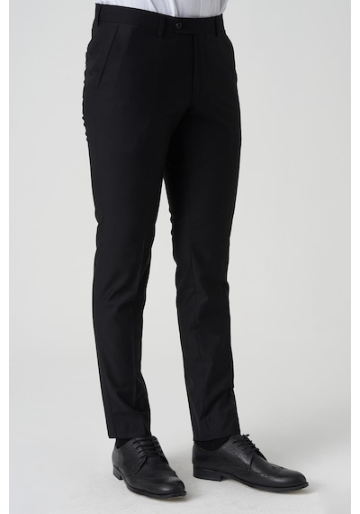 White Stone Amadora P1029 Slim Fit Düz Kumaş Pantolon Siyah Siyah White Stone Amadora P1029 Slim Fit Düz Kumaş Pantolon Siyah Siyah