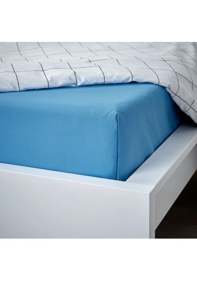 Ikea Dvala Tek Kişilik Çarşaf 150 X 260 Cm Lacivert