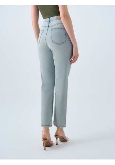 LOFT Comfort Straight Comfort Fit Kadın Pantolon Lf2038797 Q1.v1 Denim