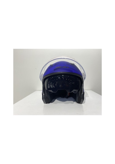 Jk 512 Güneş Vizörlü Mat Mavi Açık Kask