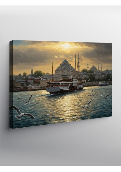 Kanvas Tablo İstanbul Un Gün Batımı