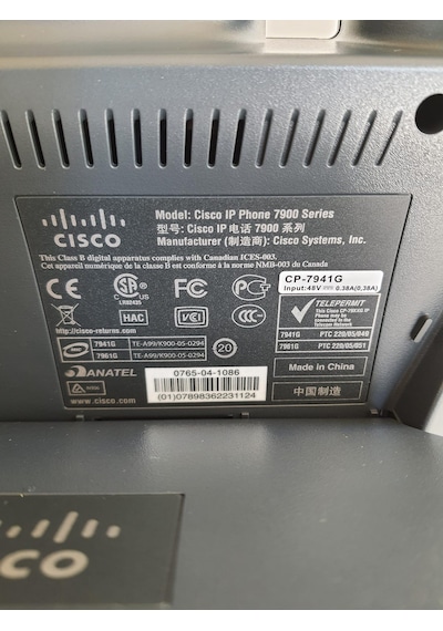 Cisco Cp-7941g Ip Telefon Eksik Parçalı