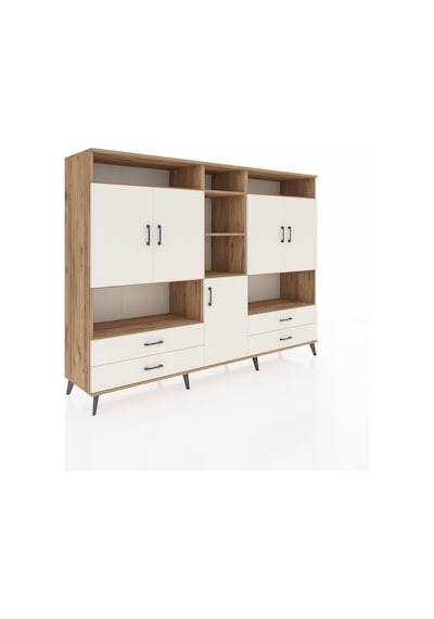 Hyperion Dolap 12 Raflı 4 Çekmeceli 5 Kapaklı 220x44x163 Çam-ayta Çam-aytaşı Hyperion Dolap 12 Raflı 4 Çekmeceli 5 Kapaklı 220x44x163 Çam-ayta Çam-aytaşı
