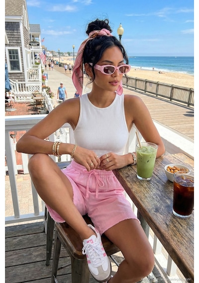 Lela Bayan Şort 668yp5326 Şeker Pembe Şeker Pembe