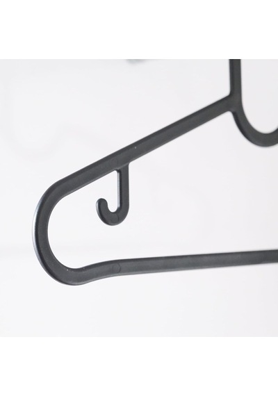 Huub Hanger Plastik Slim Askı, Elbise Askısı, Siyah Askı Standart, Adet, 10 Sku: Smg8690010159519 Açık Bej