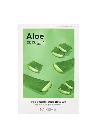 Mıssha Aloe Vera Özlü Esnek Görünüm Sunan Yoğun Nemlendirici Yaprak Maske