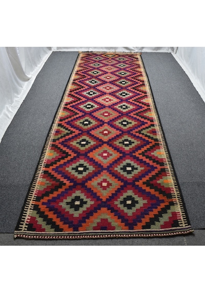 Zehra Abla Halı El Dokuma Enteresan Doğu Anadolu Herki Yolluk Yün Kilim 6314