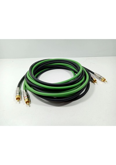 Amfi Rca Kablosu 5 Metre - El Yapımı %100 Bakır Parazit Yapmaz Pro Özel Anfi Rca Ses Kablosu
