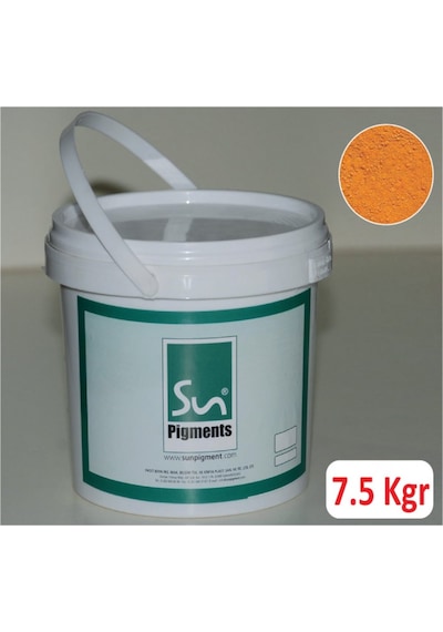 Demir Oksit Turuncu Pigment 7,5 Kg