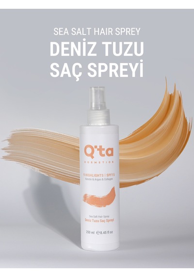 Deniz Tuzu Saç Spreyi - Doğal Dalga Sağlayan Ve Hacim Veren Saç Spreyi - 250 ml