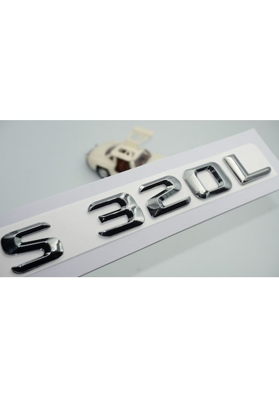 S320L Bagaj Krom Metal 3M 3D Yazı Logo