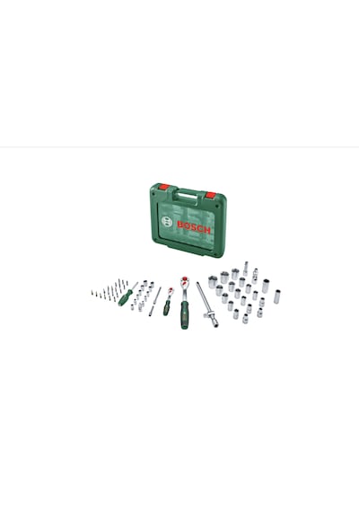 Bosch 1/4" + 1/2" Cırcır Anahtar Seti 60 Parça