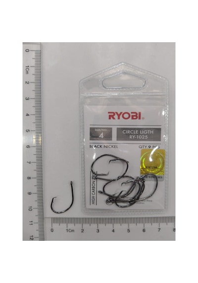 Ryobı Ry-1025 Circle Light Black Nıckel Japon İğne 2/0