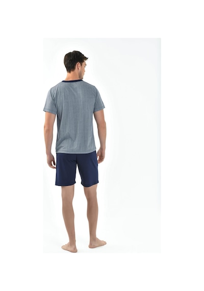 Yeni İnci 3'lü Yarım Kol Erkek Pijama Takım Epj797 001